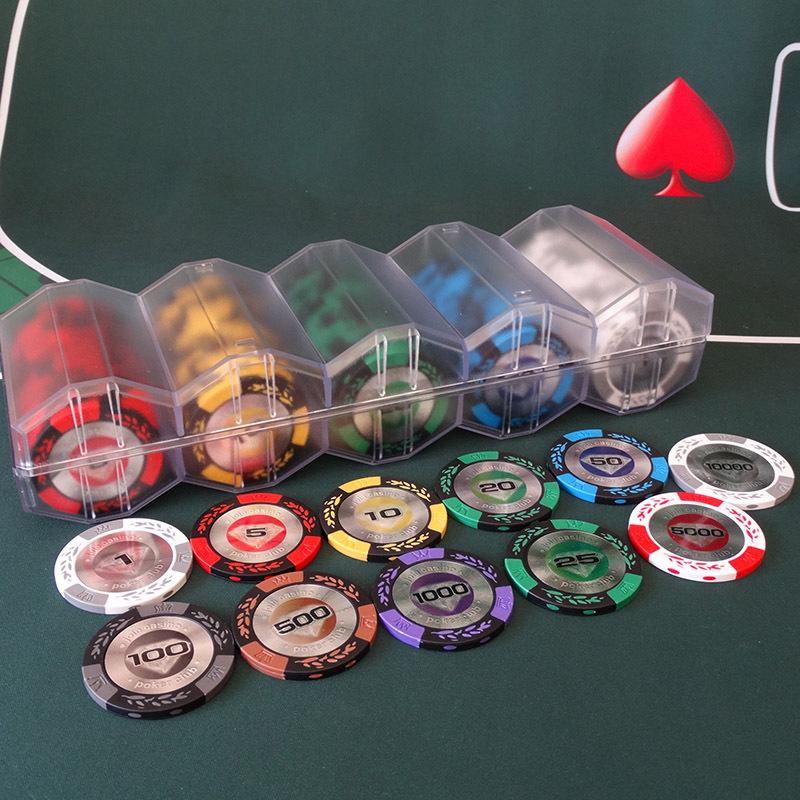 10 ks 39mm žetonů Texas Hold'Em, hliněné žetony s motivem klasu pšenice, Texas Hold'Em kreativní šachy a karetní herna, pokerová hala, pokerová mince, stolní hra
