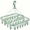 Plastic Hanger with 32 Clips, Designed Specifically for Hanging Clothes, Underwear, Socks, and Daily Household Items