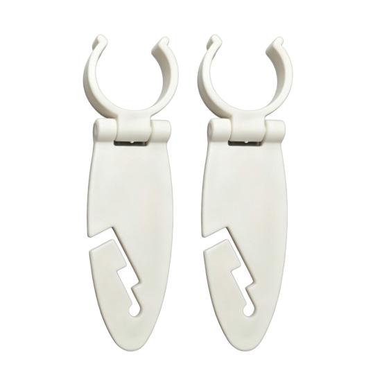 2/4Pcs Kayak Paddle Board Fixing Clip, Universal Paddle Board Holder, Plastic Paddle Board Clamp, Paddle Board Accessory 2pcs белый