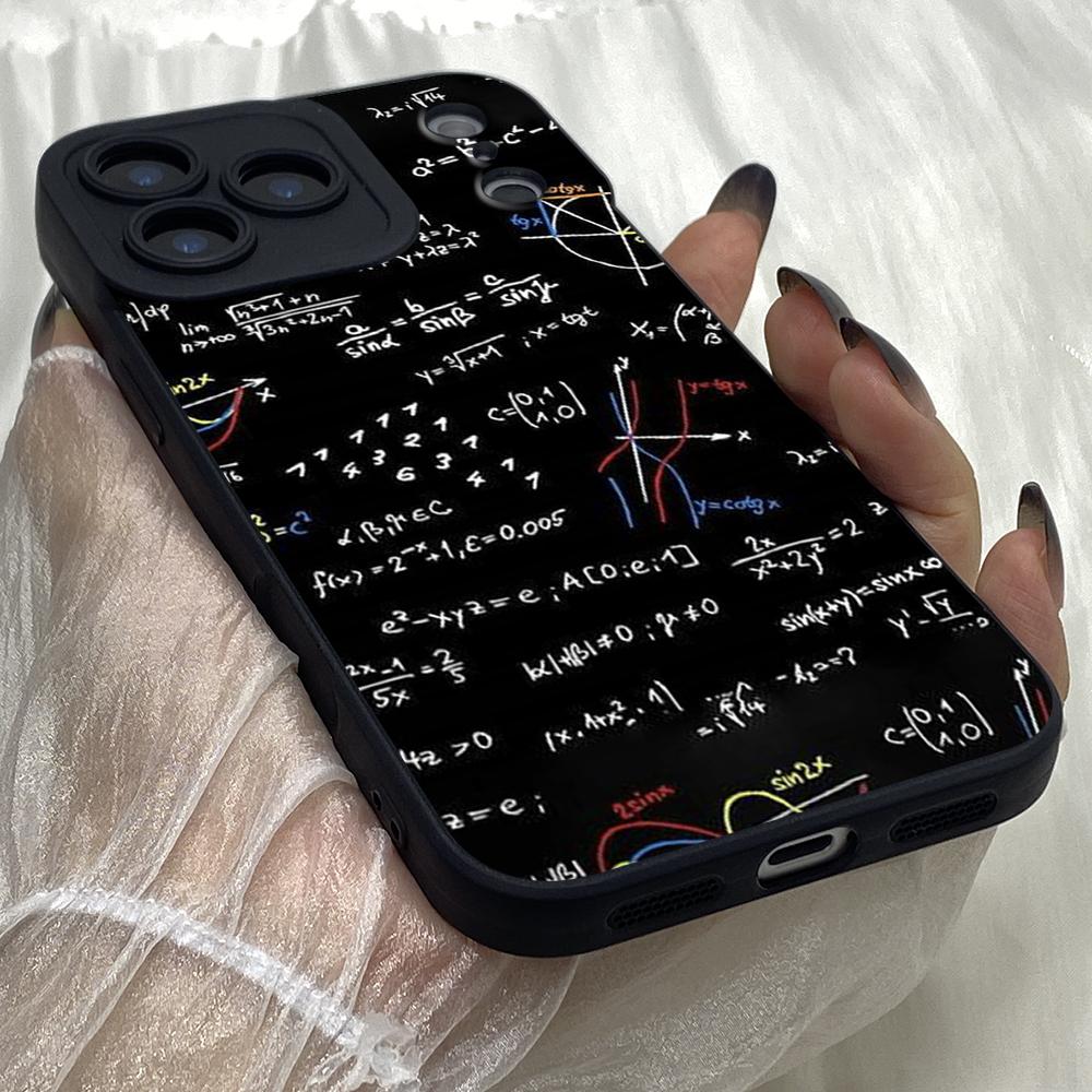 M311 Creative Brain Mathematicians Angel Eyes Soft Phone Cases for iPhone Samsung Galaxy Xiaomi Rdemi Huawei Honor Infinix Realme OPPO Vivo All Model