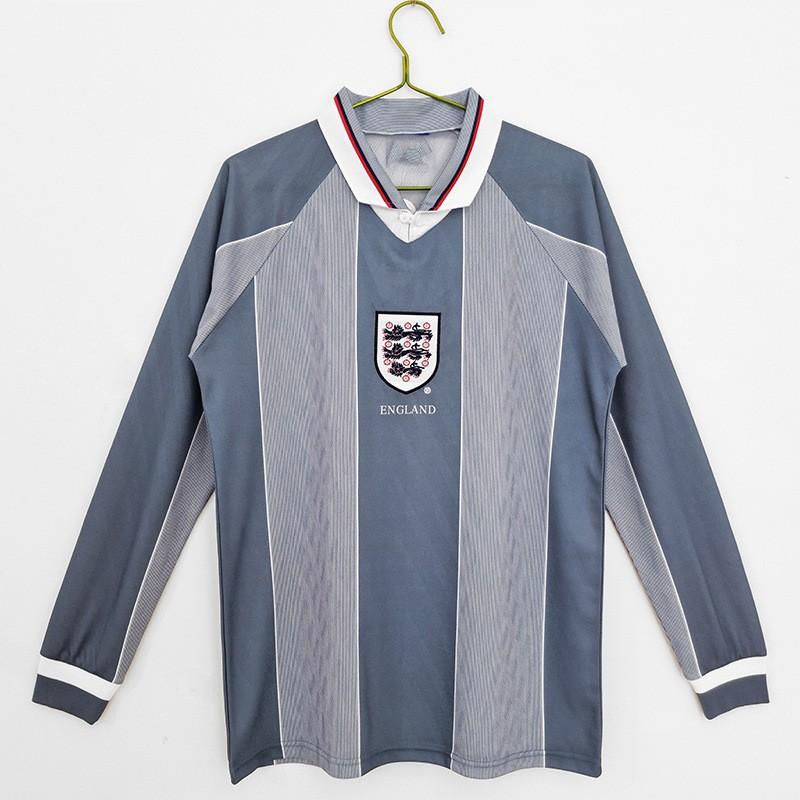 England 1996 Euro Retro Football Jersey Men Women Unisex Short Sleeve Soccer Shirt Beckham Owen 7 10