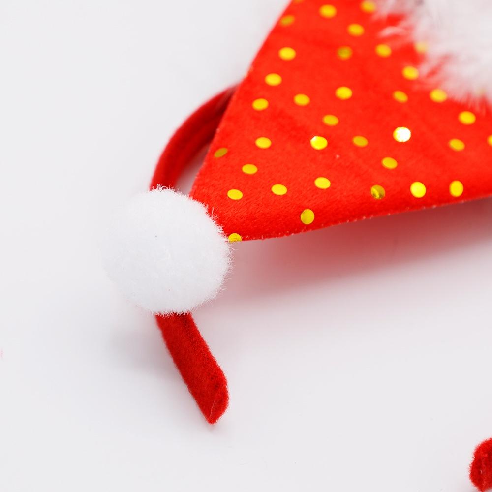 Trendy Christmas Headpiece Adorable Headband With Red Santa Hat Perfect For Kids And Pets Handmade With Love