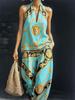 Women's summer casual wide-leg pants two-piece fashion trendy 1116 new European and American style sleeveless loose shoulder suit