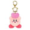 [Sanei Boeki] Kirby's Dream Land Mini-Mofu Mascot Keychain Friends Heart Throw Plush Toy