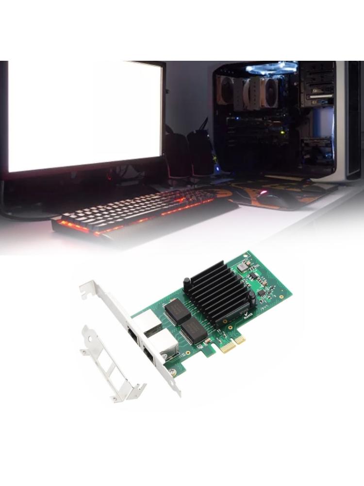2 porty PCIe 4 pro čip I350-T2 10/100/1000 Mbps LAN karta port serveru gigabitová karta PCIe thernet