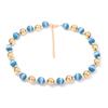 Retro Trend French Atmosphere, Smudged Round Beads, Color Matching, Beaded Necklace, Fashionable and Simple Daily Travel Women