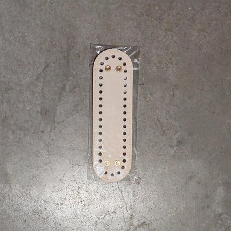 18*5Cm Handmade Bag Bottom Pu Leather Women Purse Wear-Resistant Rectangle Accessories Parts For Handbag Knitting Bag Bottom