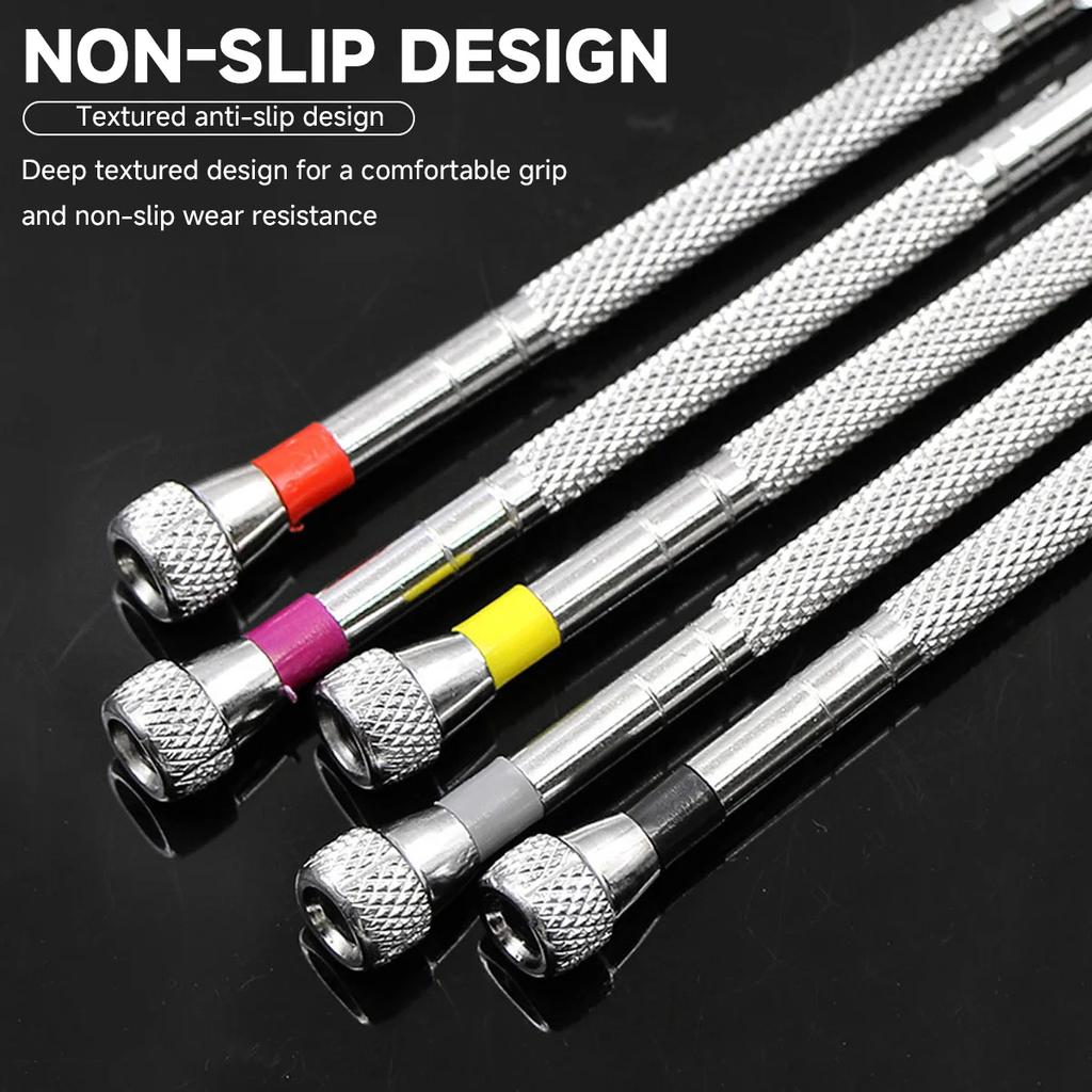 5pcs/set Steel Precision Screwdriver Phone Watch Slotted Flat Blade Repair Tools Portable Watch Tools Kit for Band Removal