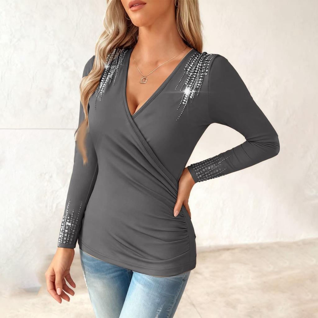 Women's Fashionable Long Sleeve Elegant Commuting And Casual Top