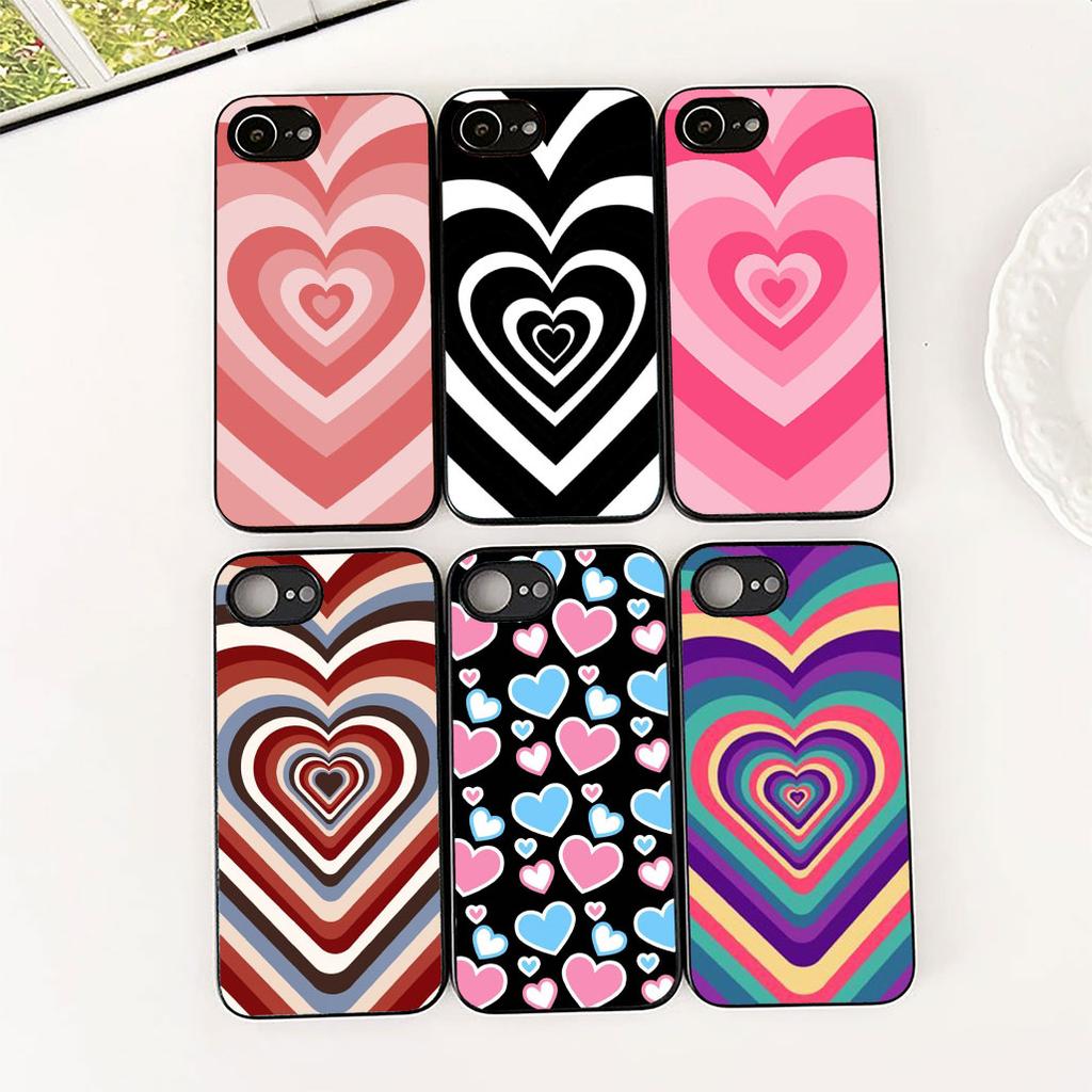Star Dark Red Heart Love Blue Silicone Cover for Apple iPhone 17 12 13 Pro Max Mini ProMax 7 + 8 Plus Air 8+ Coque Phone Case