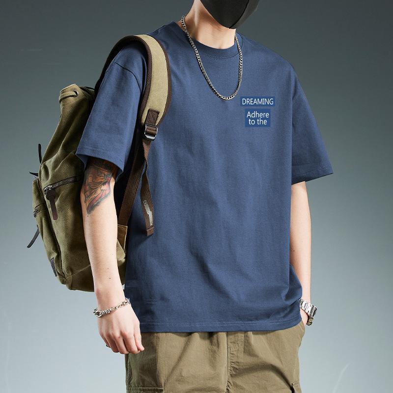 

Cotton short sleeved t-shirt for men and women, white t-shirt with black shirt underneath, men s half sleeved round neck t-shirt 3XL