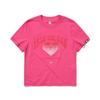 HearT Graphic ShorT Sleeve T shirT Pink