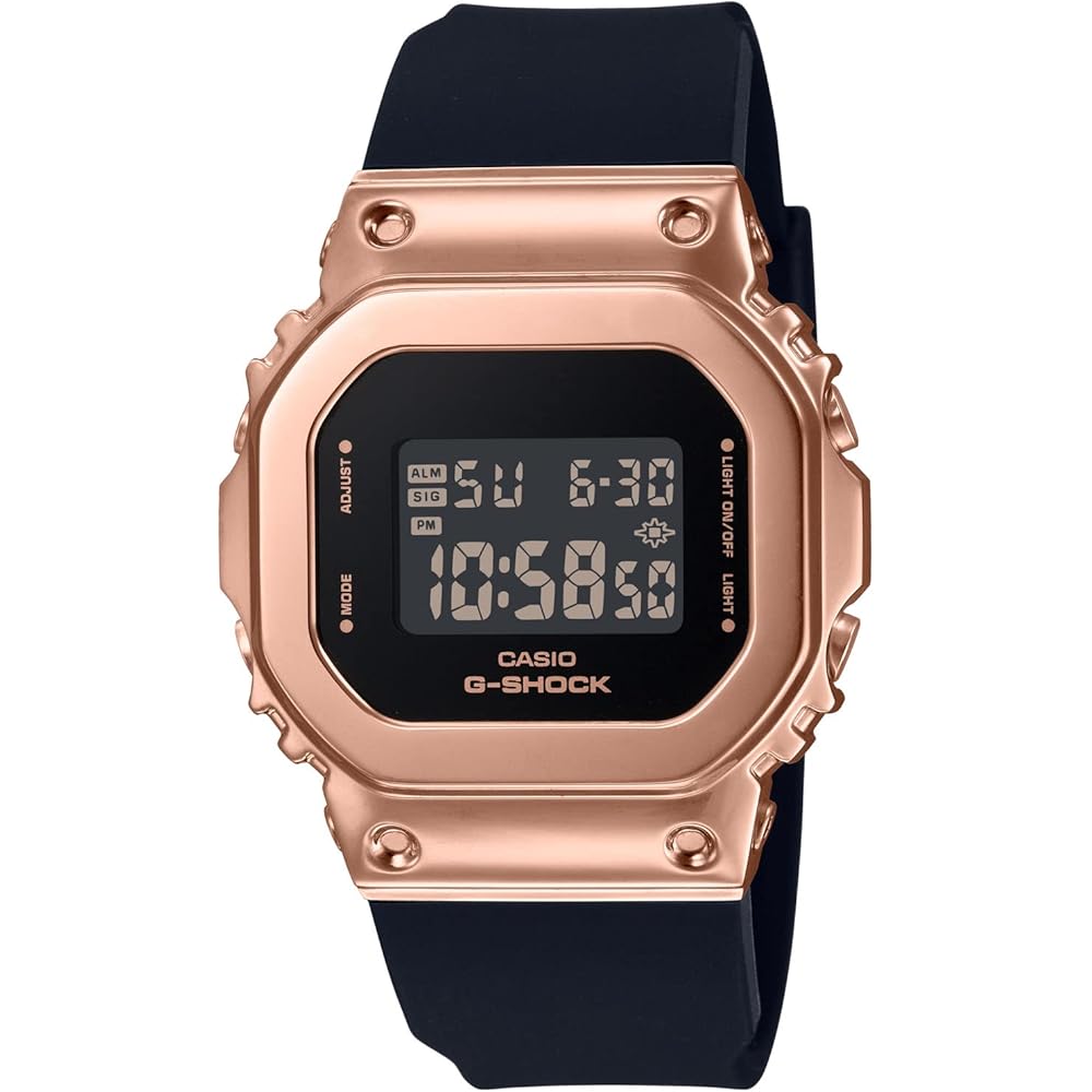 

Casio G-Shock GM-S5600PG-1JF Mid-Size Metal Covered Watch Unisex Adult Black