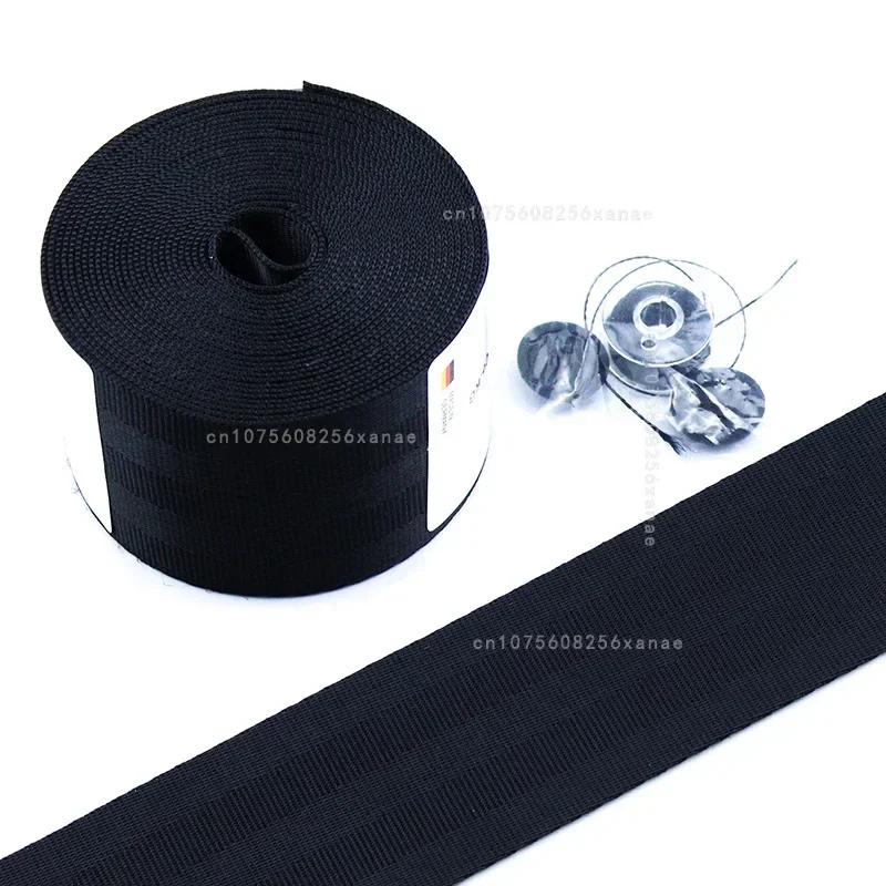 3.6M Car Seat Belt Webbing Lap Universal Multicolored Seatbelts with Seatbelt Stopper Buckle Auto Interior Accessories