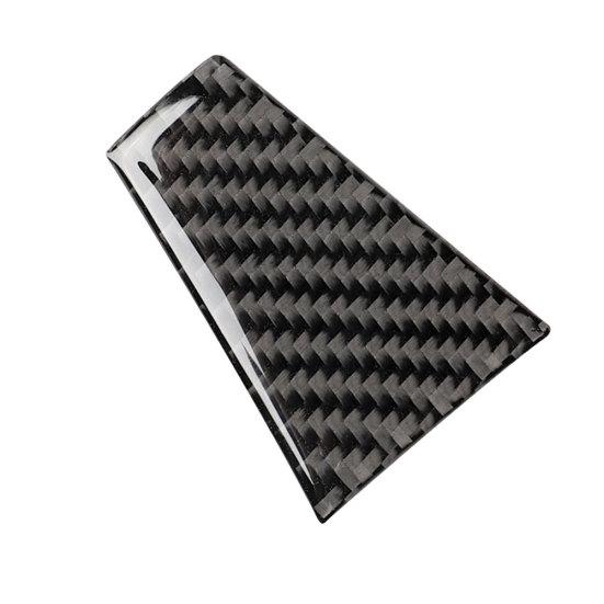 Carbon Fiber Car Steering Wheel Cover Sticker Interior Decor for Tesla Model S X