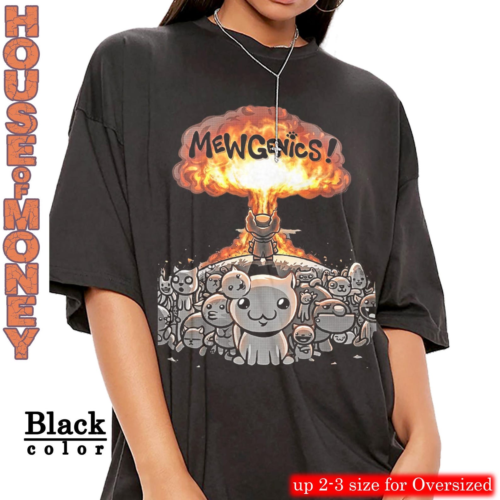 Mewgenics Nuclear Art Shirt, no mercy Indie Game, Mewgenics video game, Mewgenics Merch a perfect idea for cosplay shirt 4XL