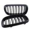 Rhyming Car Front Bumper Kidney Grille Black Dual Slat Grill Fit For BMW X5 F15 X6 F16 2014-2017 Car Modified Parts