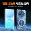 Graphene Transparent Heat Dissipation E-sports Mobile Phone Case Suitable for Reno15 Protective Case Reno15PRO Mobile Phone Case