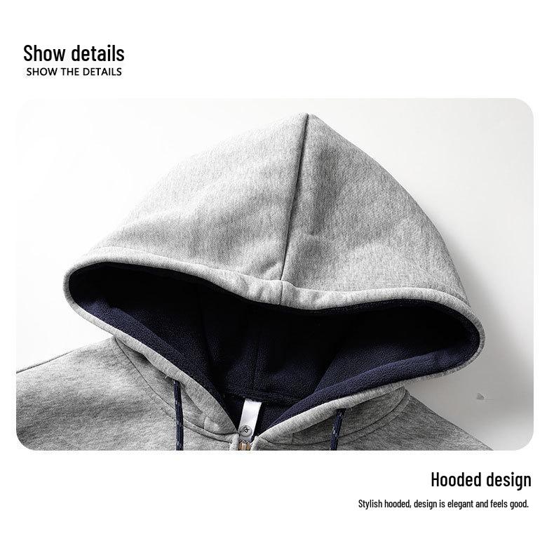 Youxu Unisex Color Block Zipper Cardigan Hoodie - Trendy Autumn/Winter Casual Wear