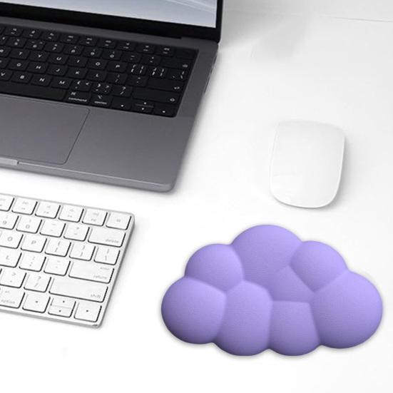 Wolken-Handgelenkauflage Ergonomischer Maushalter mit Handgelenkstütze zur Schmerzlinderung Rutschfestes Superweiches Silikon-Handauflagekissen für Büroarbeit am Computer