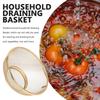 Stainless Steel Mesh Colander Multi-function Washing Rice Bowl New Strainer Basket