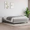 Vidaxl Bed Frame Without Mattress, Light Gray, 140X200 Cm, Upholstered
