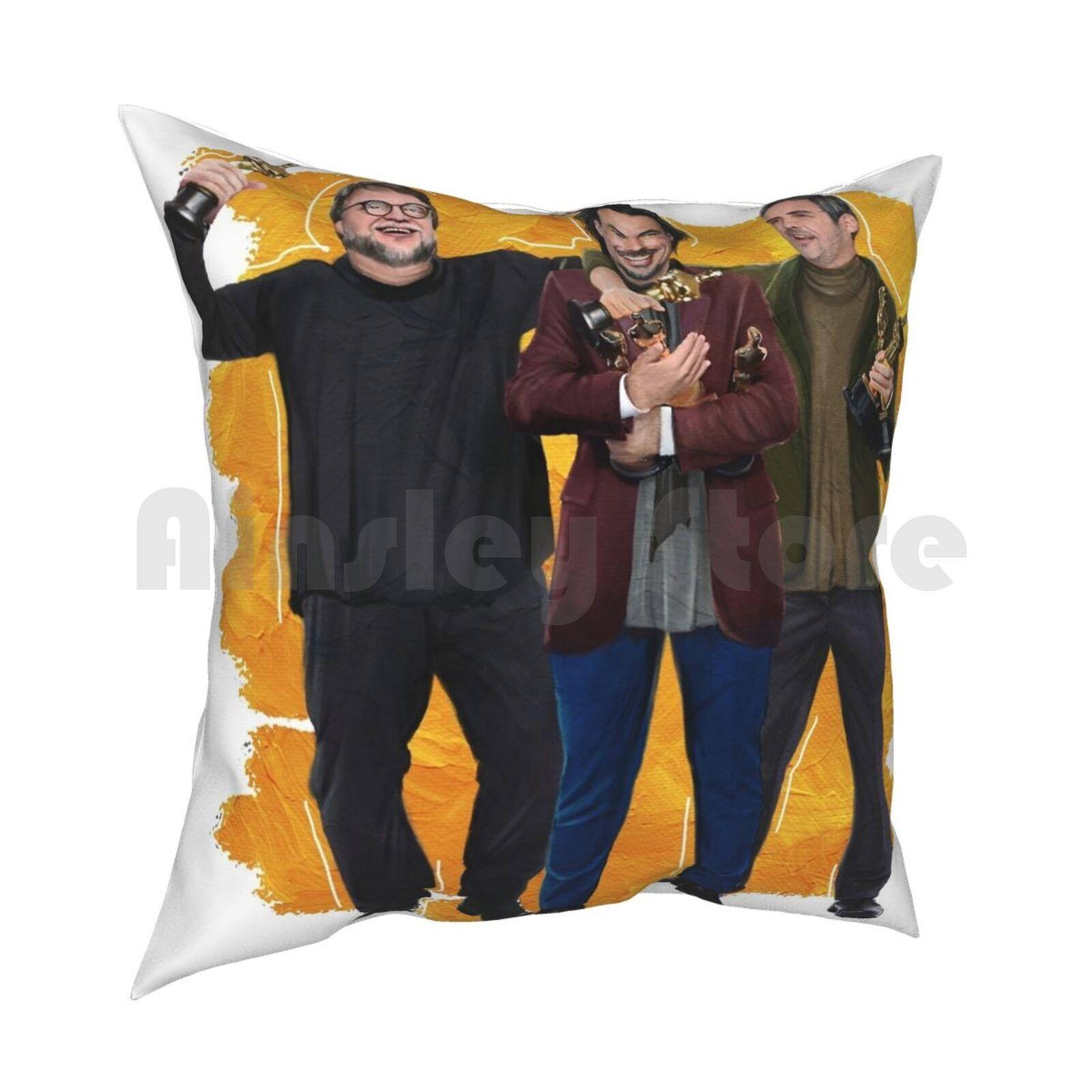 Mexican Filmmakers Mis Tos Pillow Case Printed Home Soft Throw Pillow Film Filmmaking Filmmakers Guillermo Del Toro 30x30cm 12x12in
