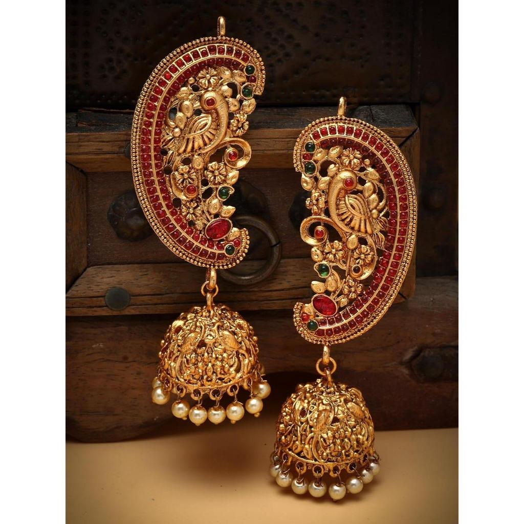 Latest Stylish Fancy Traditional Peacock Jhumka Jhumki Earrings for Women and Girls