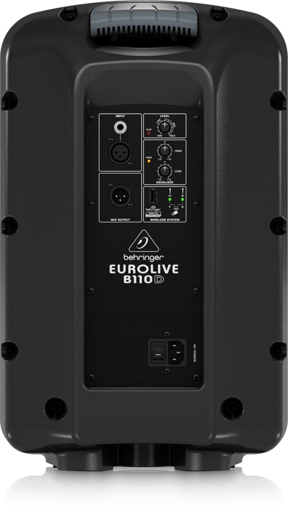 Behringer b110d - 2-drożny system nagłośnieniowy pa do zastosowań w nagłośnieniu live. moc 300 w.
