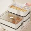 10/15 Grids Underwear Storage Box Case Classification with Cover Panties Socks Organizer Dustproof Stable Stacking