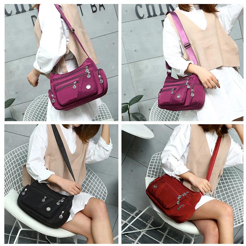 Waterproof Messenger Cross Body Ladies Handbag Bag Shoulder Bag Womens Purse