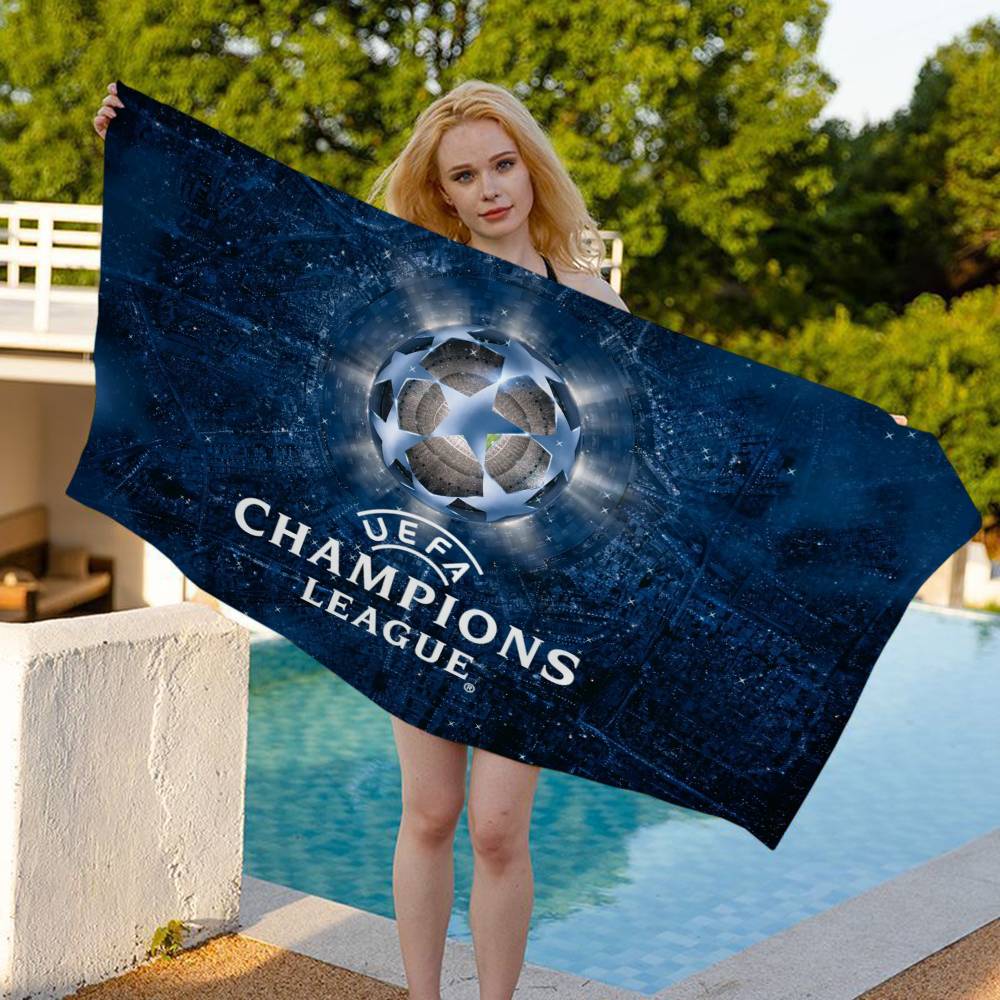 Fashion C-Champions Beach Towel Colorful Bath Towels for Girl Microfiber Quick Dry Sand Free Beach Yoga Spa Gym Pool