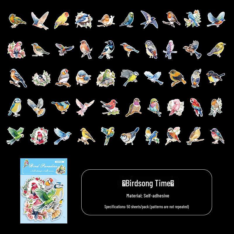 50 Cartoon Stickers: INS Style Cute Diary & Journal Decorations for Kids