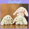 Plush Bunny Keychain With Pp Cotton Fill For Kids And Teens