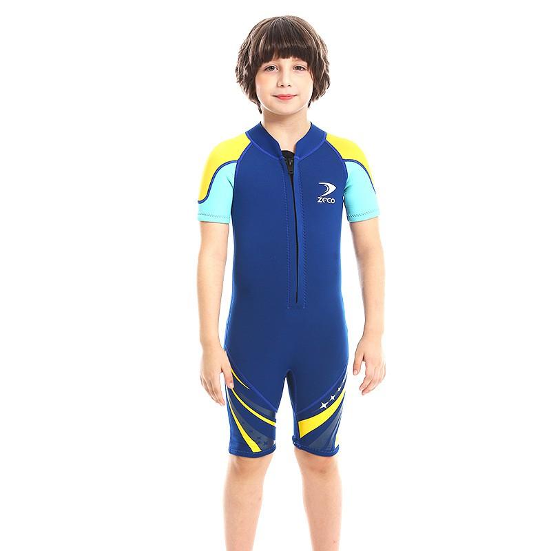 2.5MM Children's Diving Suit Small Middle Children One-piece Thick Warm Snorkeling Surfing Swimsuit Student