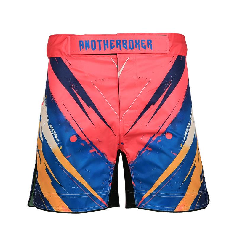 Color Image MMA Shorts Professional Martial Arts School Sanda Training Fighting Sports Shorts S