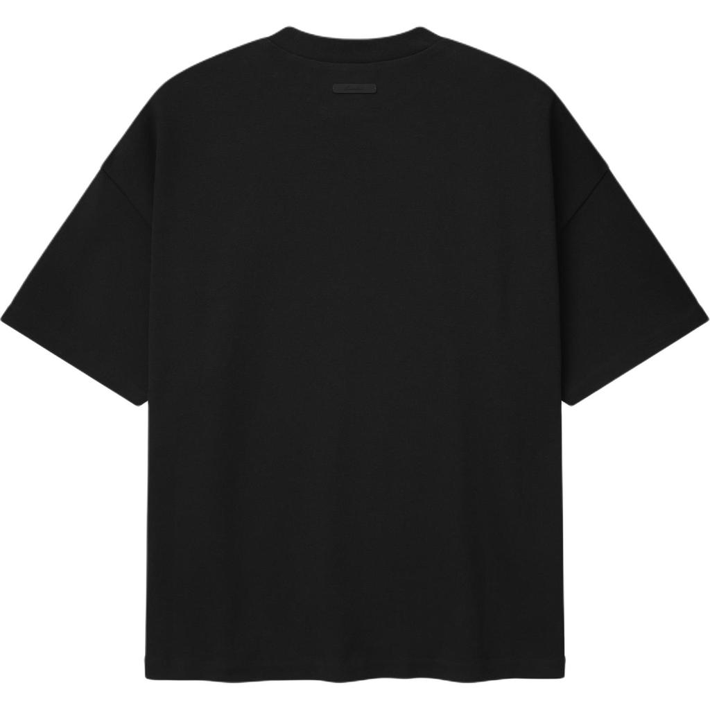 Fear of God Essentials Ss26 Signature 90er Kurzarm-T-Shirt Vintage Schwarz Herren Oberteile 125SP264411F