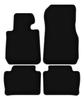 BASIC schwarze Velours-Fußmatten für: BMW 3 F30 Limousine (2011-2018)