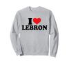 I Love LeBron, I Heart LeBron Sweatshirt