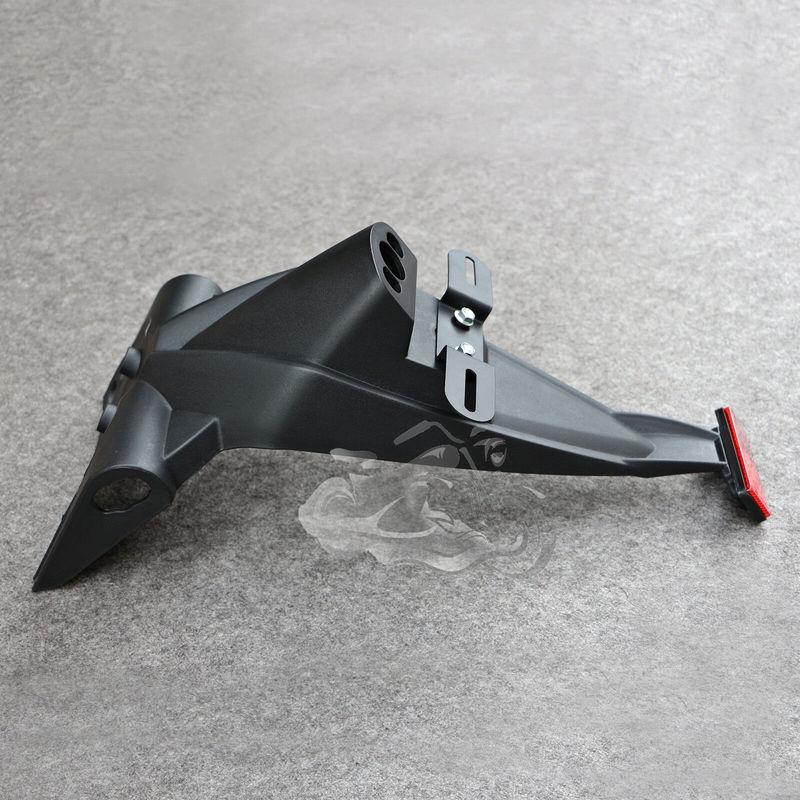 Fit For Kawasaki  2007 - 2012 Z750 Rear Motorcycle License Number Plate Light Frame Holder Bracket Z 750 2008 2009 2010 2011