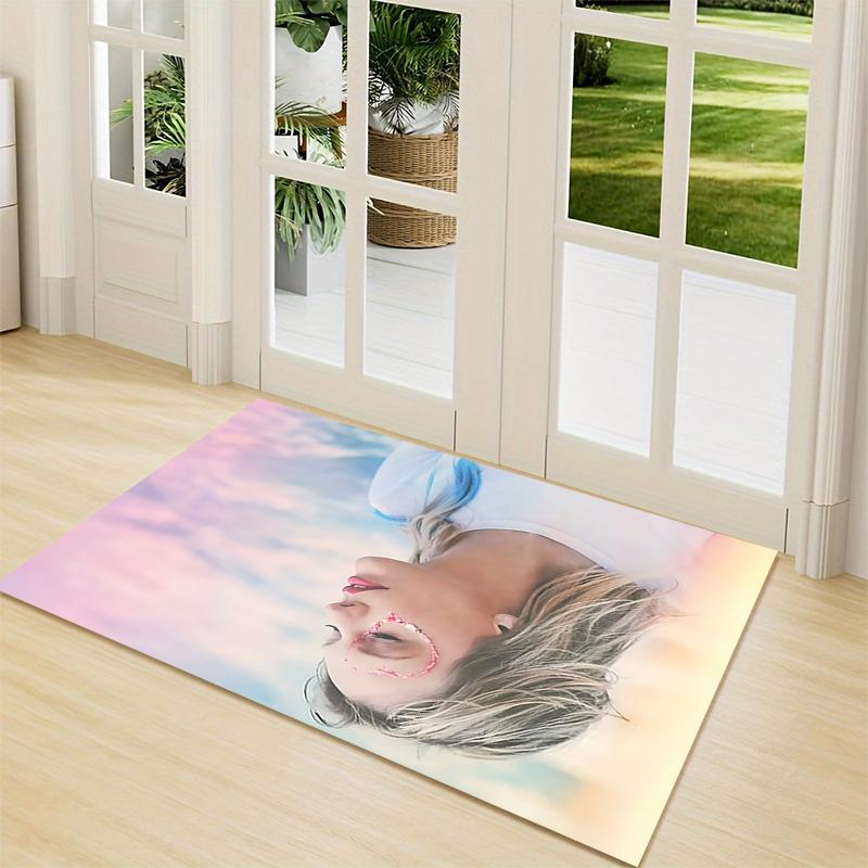 Pastel Dreamscape Carpet Rug Soft Washable Antislip Home Living Room Sofa Mats Personalized Christmas Rug
