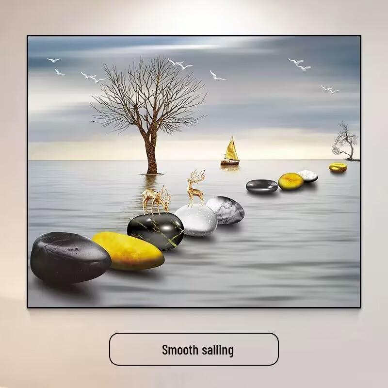 Modern Minimalist Decorative Cover for Electrical Switch & Meter Box - Wall Art for Restaurant