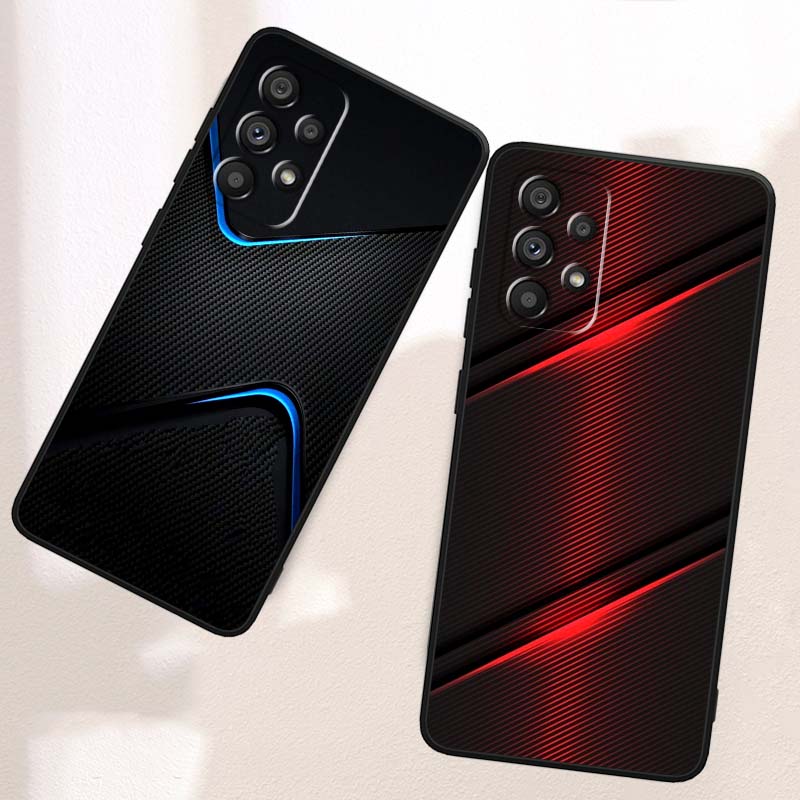 Art colored luminous pattern Case For Samsung A41 A35 A34 A33 A32 A25 A24 A23 A21s A06 A05 A04 A03 Note 10 20 Ultra 5G Black