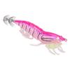 Fake Wood Shrimp Bait Fishing Wobbler Squid Jig Artificial Luminous Cuttlefish Hook LuresPink