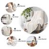 Customizable Red Panda Blanket, Soft and Warm Flannel, Digital Printing, Suitable for Sofa Bed Travel, Camping and Office Use