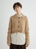Emi Stand Collar Knit Jacket 13WNJ245033BEGF
