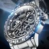 Mark Huafei Watch Men's Fashion Temperament High-end Feeling Quartz Watch for Boys, High School Students, Teenagers Night Light Waterproof Watch