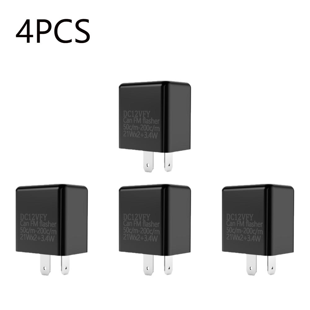 1-4pcs Motorcycle LED Flasher Relay DV 12V 3 Gear Turn Signal Indicator Fix Motorcycle Motorbike Flasher Multiple Protection