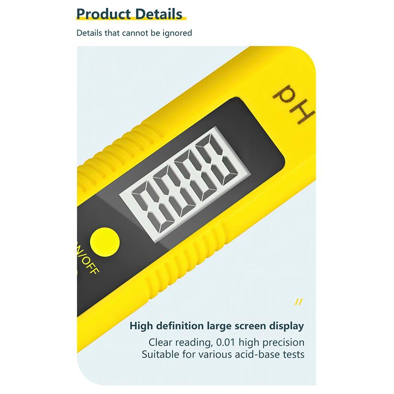 Ph Meter Aquarium Pocket Pen Digital 0.01 Ph Measuring Water Quality Purity Automatic Calibration For Laboratory Aquarium Pool