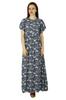 Bimba Women Long Maxi Dress Frilled Sleeve Rayon Gown Summer Clothing